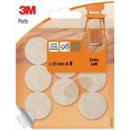 Scotch Blister 8 Fieltros Adhesivos Extra Suaves 25mm Diámetro Beige SP84A21 7100309845