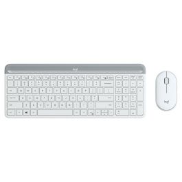 Logitech MK470 Juego de Teclado y Ratón Inalámbricos AZERTY Blanco para Windows, Sensor Óptico 1000 DPI Precio: 71.69000014. SKU: S7134000