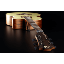 LAG Guitarra Acústica Jumbo Cutaway Tramontane 177 A/E Abeto Engelmann, Khaya - Natural Satinado