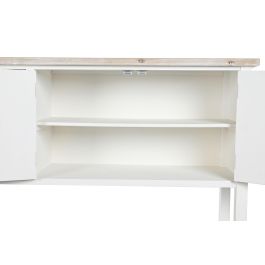 DKD Home Decor Buffet Tradicional Blanco Natural Madera Abeto y MDF 160 x 40 x 86 cm