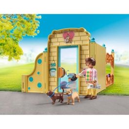 Playmobil 71743 Guardería de Cachorros - Set completo con estación de lavado, aseo, pesaje y alimentación, incluye correa doble para niños +4 años Playmobil 71743 Guardería de Cachorros - Set completo con estación de lavado, aseo, pesaje y alimentación, incluye correa doble para niños +4 años