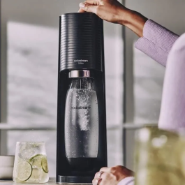 SodaStream Terra Negro Máquina para hacer agua con gas de 1 L