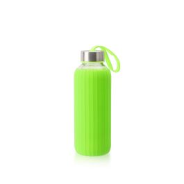 Botella de Agua de Vidrio con Silicona 400 ml Bewinner - Inde (24 Unidades) Botella de Agua de Vidrio con Silicona 400 ml Bewinner - Inde (24 Unidades)