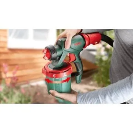 Bosch Pistola de pintura PFS 3000-2 650W para paredes, barniz, lacas y manchas con manguera de 2m