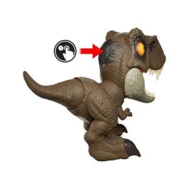 Mattel Figura Dinosaurio Jurassic World Roar Command T-Rex con Sonidos 21,59x22,23x10,16 cm