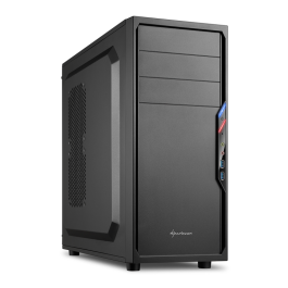SHARKOON VS4-V Midi Tower Negro Caja ATX con 2 Puertos USB 3.0 Frontales Ideal para Oficina y Trabajo Precio: 59.50000034. SKU: S5601128