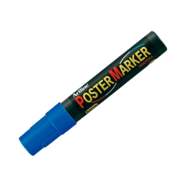 Artline EPP-4 Rotulador Poster Marker Punta Redonda 2 mm Color Azul para Cartelería