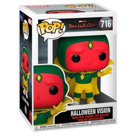 FUNKO Figura POP Marvel WandaVision Vision Halloween Vinilo 9cm en Caja Regalo