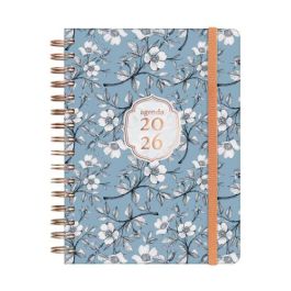 Finocam 760063126 Agenda 2026 YOU E10 Día Página 155x212mm Cotton Espiral, Tapa Dura Antirrayaduras, 12 Meses