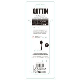 Inde Set de 2 Cucharas de Mesa Moma Black Matt - Acero Inoxidable - 19.8x3.8 cm (12 Cajas)