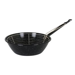 Sartén honda con cestillo 26 cm Jaspeada - La Estrella (6 Unidades) Sartén honda con cestillo 26 cm Jaspeada - La Estrella (6 Unidades)