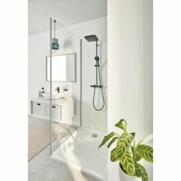 Grohe 266962431 Columna de Ducha Termostática Vitalio Comfort 250 Ahorro de Agua Negro Mate