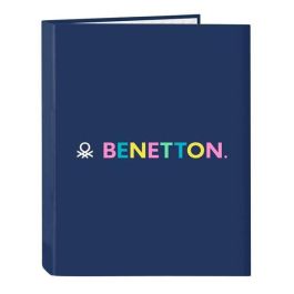 Carpeta de anillas Benetton Cool Azul marino A4 26.5 x 33 x 4 cm Precio: 4.49999968. SKU: B12Q6ZVGYF