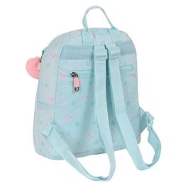 Safta Mini Mochila Moos "Garden" Azul Turquesa 25x30x13cm Acolchado Rolling Printing