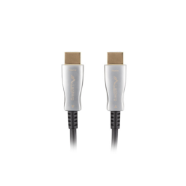 LANBERG CA-HDMI-20FB-0800-BK Cable HDMI 80m Versión 2.0 Macho a Macho con Contactos Chapados en Oro Color Negro y Plata Precio: 97.49999952. SKU: S5609291