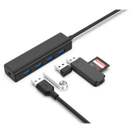 Conceptronic Hub USB 3.0 4 Puertos Mini Hub Pocket