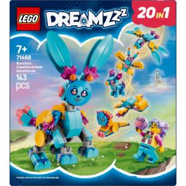 LEGO 71488 DREAMZzz Aventuras de Bunchu: Animales Creativos Set de Construcción Figura Articulada con 19 Formas e Izzie