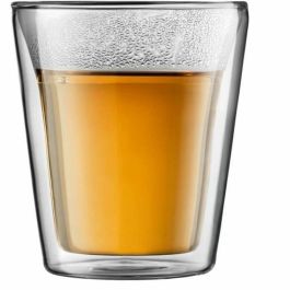 Bodum Canteen Set de 6 vasos de doble pared, 0.2 l, Transparente Bodum Canteen Set de 6 vasos de doble pared, 0.2 l, Transparente