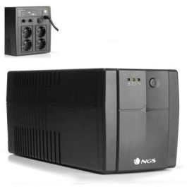 NGS FORTRESS1500V2 SAI Offline Fortress 1500 V2 1200VA 720W 4 Tomas Schuko Torre con AVR, Protección Sobretensiones y Autonomía 5-10 min