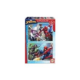 Puzzle 2x48 piezas spiderman