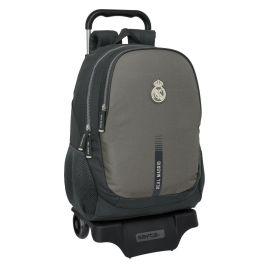 Mochila Escolar con Ruedas Real Madrid C.F. Gris 32 x 44 x 16 cm Precio: 66.50000038. SKU: B15FGSN55J