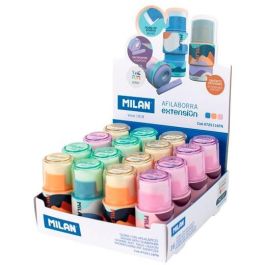 Milan Afilaborra Extensión Serie The Fun Caja Expositora 16 C-Surtidos con Depósito Goma y Sacapuntas Acero Colores Surtidos Precio: 31.89000012. SKU: B15W3J239W