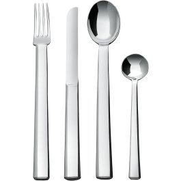 Alessi - Juego de Cubiertos de 24 Piezas en Acero Inoxidable 18/10 Brillante, Diseñado por Josef Hoffmann - Modelo JH01S24 Precio: 487.50000002. SKU: B16QH62V9Y