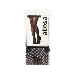 Pantys De Red Negra Con Motivo De Arañas Grandes Para Halloween