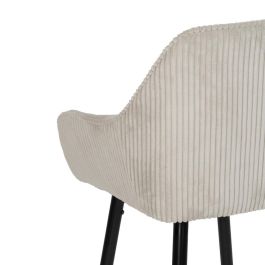 Taburete Beige Tejido-Metal Contract 54 X 41,50 X 109 cm