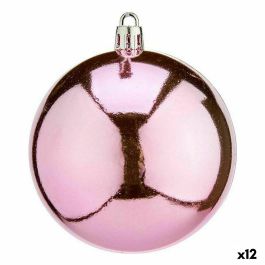 Set de Bolas de Navidad Rosa Plástico 8 x 9 x 8 cm (12 Unidades) Precio: 77.50000027. SKU: B1EEGDJTBL