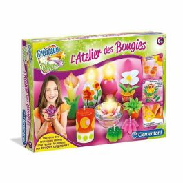 Clementoni Creador de talentos - Taller de Velas Hazlo Tú Mismo con 2 Tipos de Cera, Moldes y Accesorios Decorativos - Para Niños +7 Años