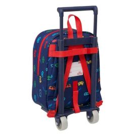 Safta 232+carro 805 Mochila con Carro PJ Masks "Ready" 22x27x10 cm - Ideal Niños +3 Años