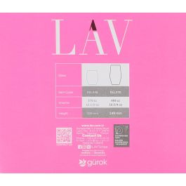 Lav Set 6 Vasos 495Cc Ella - Colección Ella (8 Cajas)