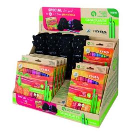 Marcador Permanente Lyra Graduate Art-Tip Surtido Expositor De 10 Contenido: 4 X L6731120 Estuche De 12 Colores Surtidos 2 X L6731240 Estuche De 24 Colores Surtidos 4 X L6731360 Estuche De 36 Colores Surtidos + 4 Rollos Jeans De Regalo Precio: 175.94999983. SKU: B1GFFPWBQM