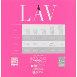 Set de 6 vasos Helen 400 cc - Lav (8 Cajas) Set de 6 vasos Helen 400 cc - Lav (8 Cajas)