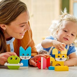 LEGO Duplo Set 3 En 1 Simpáticas Mascotas Creativas 10477 Juguete para Bebés a Partir de 18 Meses con 24 Piezas