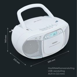 Medion MED4061275227482 Radio CD FM 2x2.2W RMS Azul