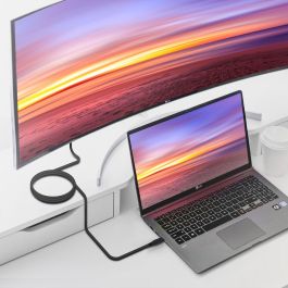 AISENS - CABLE USB 3.2 GEN2 10GBPS 4K@60HZ 5A 100W E-MARKER, TIPO USB-C/M-USB-C/M, NEGRO, 3.0M