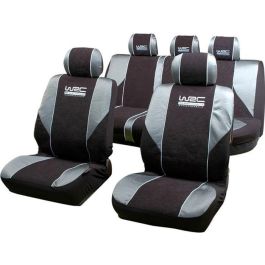WRC Fundas Asientos Universal Rallye Terciopelo Negro/Malla Plateada - Compatibles Airbag Lateral, 5 Reposacabezas, Asiento Trasero Divisible Precio: 53.69000021. SKU: B1JA6LHQPN