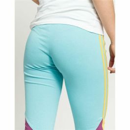 Mallas Deportivas de Mujer Adidas High-Waisted Aguamarina