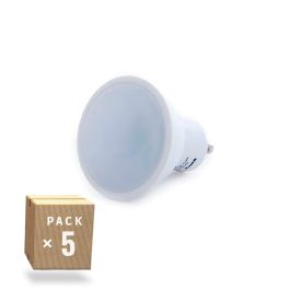Pack 5 Bombillas LED GU10 6W 500Lm 4200ºK 40.000H [HO-GU10-SMD-6W-IC-W-PK5-AP] Precio: 5.89999993. SKU: 15096778162563