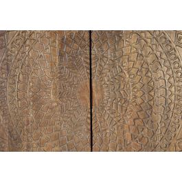 Giner Y Colomer Armario Madera de Mango y Metal Nogal Oscuro 143x100x40 cm