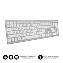 SUBBLIM Teclado Keyboard Bluetooth Pure Extended Silver SUBBLIM Teclado Keyboard Bluetooth Pure Extended Silver