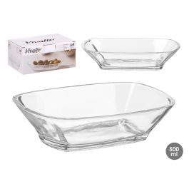 Vivalto Bandeja Aperitivo de Vidrio Transparente 19,5 x 14 cm y 500 ml de Capacidad, Apta para Lavavajillas y Congelador (24 Unidades) Precio: 32.58999964. SKU: B156422BH4