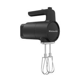 Kitchenaid Batidora Amasadora Inalámbrica 5KHMR762BM con Batería GO, 7 Velocidades, Negro Mate