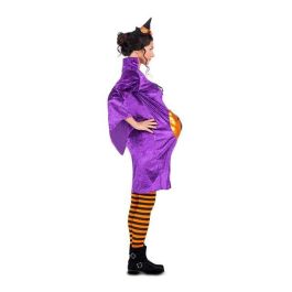 Disfraz bruja calabaza tocado, vestido con bolsillo y medias talla m Disfraz bruja calabaza tocado, vestido con bolsillo y medias talla m