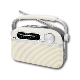 SAMI Radio Vintage Crema AC/DC 3 Bandas con Bluetooth, USB y Micrófono Precio: 26.0876. SKU: B19EPV8YSR