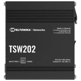 Teltonika TSW202 Switch Gestionado L2 Gigabit Ethernet 8 Puertos RJ45 2 Puertos SFP PoE+ 240W Precio: 150.88999959. SKU: B124YHS2TH