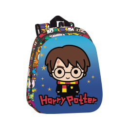 Mochila Escolar Harry Potter Azul Multicolor 27 x 33 x 10 cm Precio: 11.49999972. SKU: B1K9SXHQP9