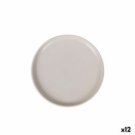 Bandeja de Aperitivos La Mediterránea Ivory Redonda Ø 25 x 2,6 cm (12 Unidades)